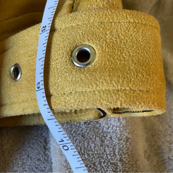 ⬇️ $37.00 ⬇️ Zara Basic Outerwear Faux Leather Biker Jacket Mustard shade. - Picture 11 of 16